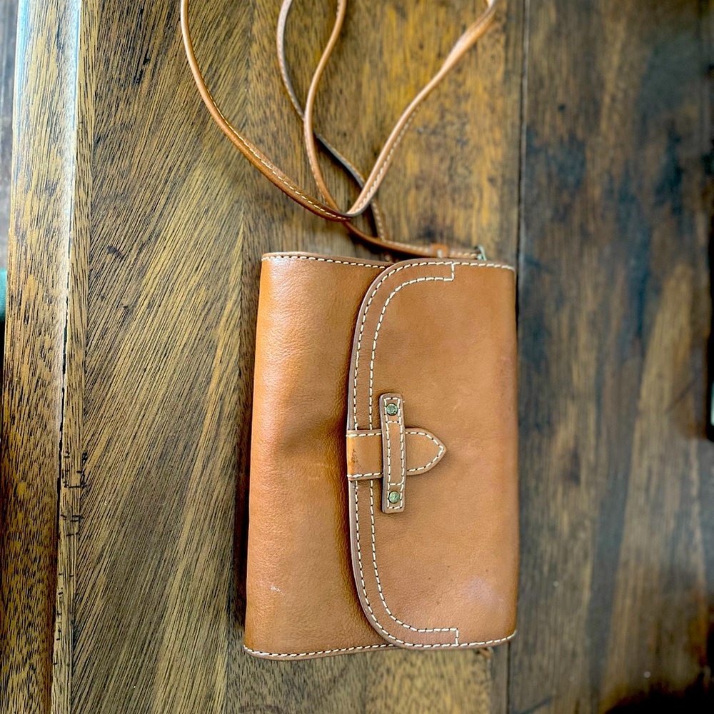Frye Leather Crossbody Bag, convertible w/ or w/o strap